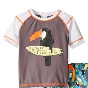 Skechers toddler boy swim shirt